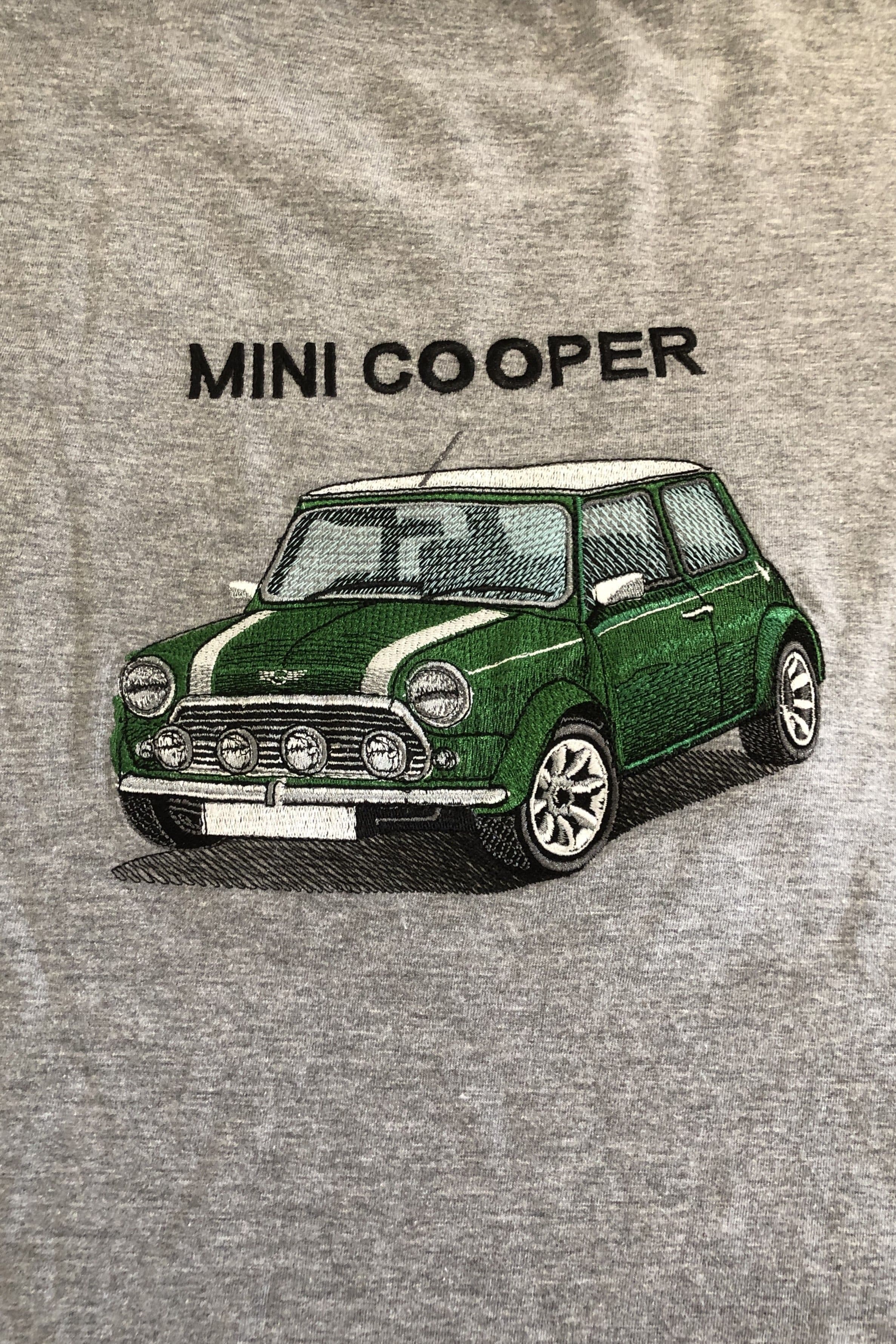 Tee-shirt unisexe brodé Mini Cooper