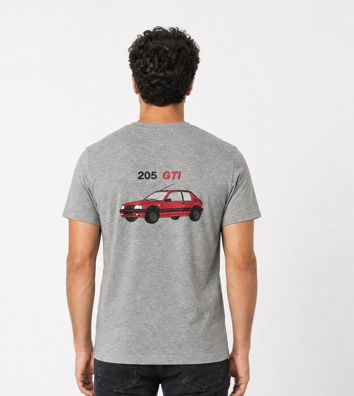 tee shirt brodé 205 GTI